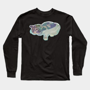 McLovin the water cat Long Sleeve T-Shirt